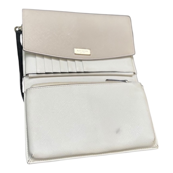 Kate Spade Tan White and black shoulder purse EUC some light wear - Picture 10 of 15